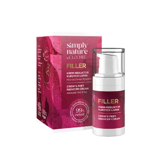Clochee Simply Nature Filler, крем для уменьшения объема "вороньих лапок", 15 мл