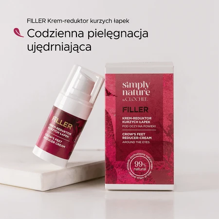 Clochee Simply Nature Filler, крем для уменьшения объема "вороньих лапок", 15 мл: цены и характеристики