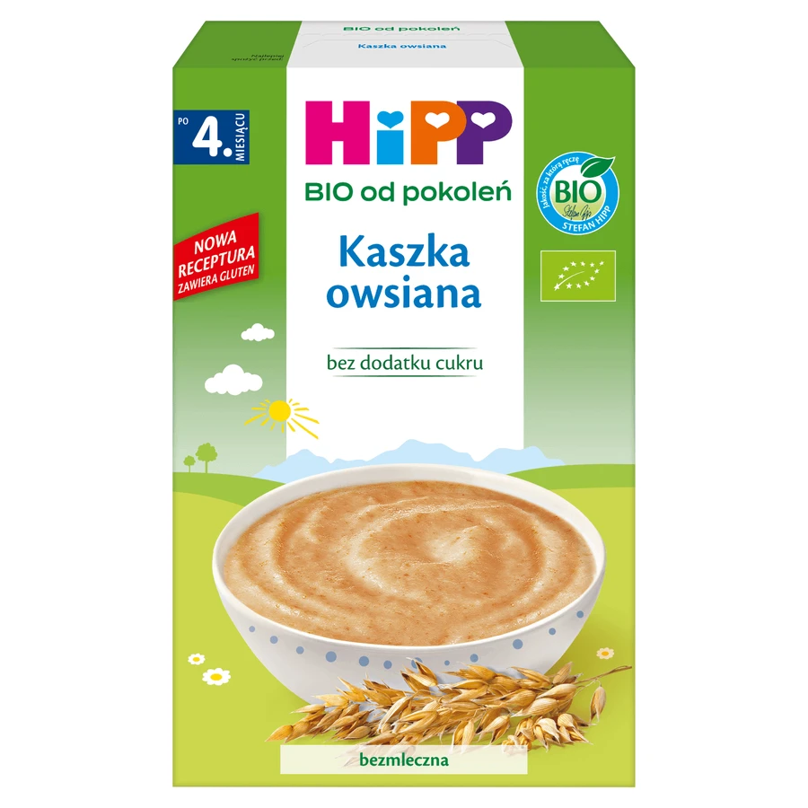 Вівсяна каша HiPP Біо, безмолочна, без додавання цукру, 200 г: ціни та характеристики