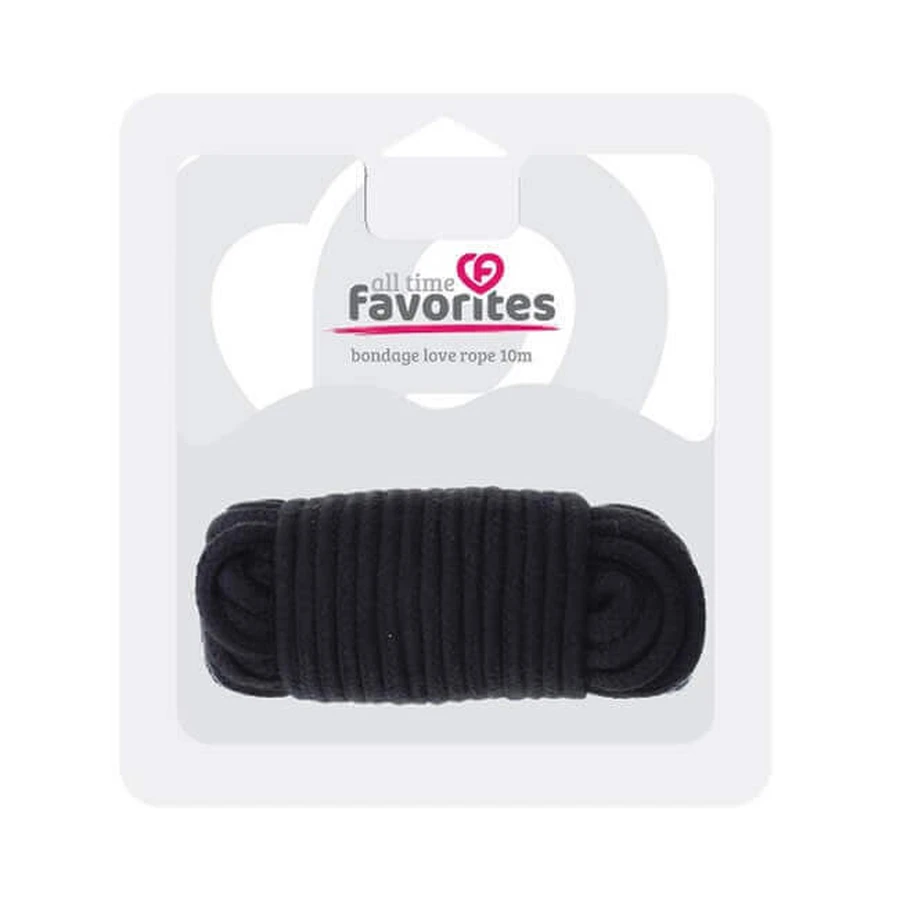 Dream Toys All Time Favorites Love Rope Black 10m restraining rope: цены и характеристики