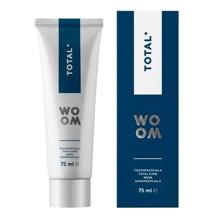 Woom, Total +, фторсодержащая зубная паста, 75 мл: цены и характеристики
