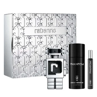 Paco Rabanne Phantom Туалетная вода, 100 мл + Дезодорант, 150 мл + Туалетная вода 10 мл