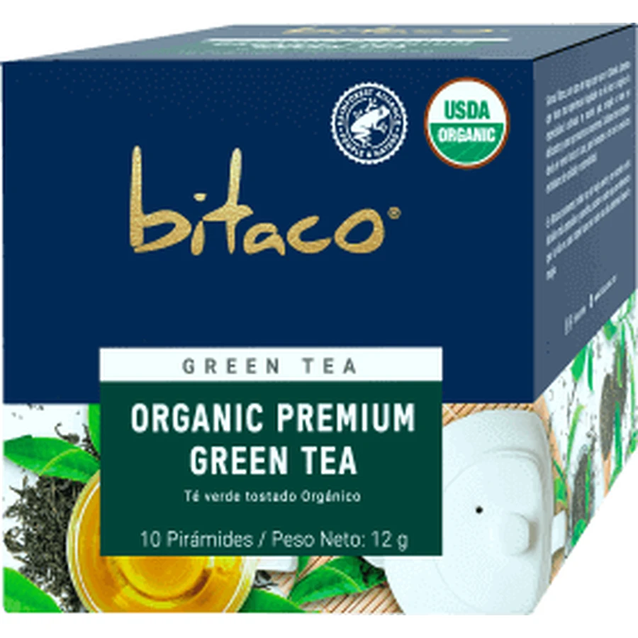 Зеленый чай bitaco Premium ECO, 10 шт.: цены и характеристики