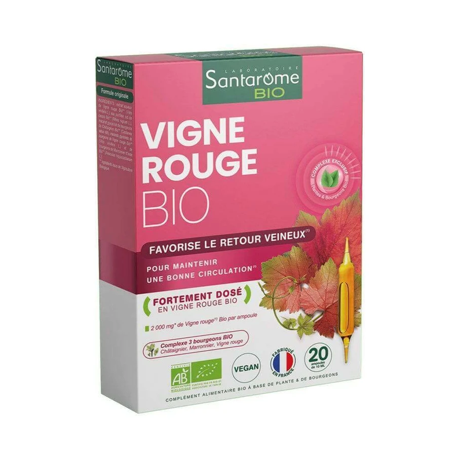 Santarome Vigne Rouge Способствует венозному возврату Био 20 ампул 10 мл: цены и характеристики