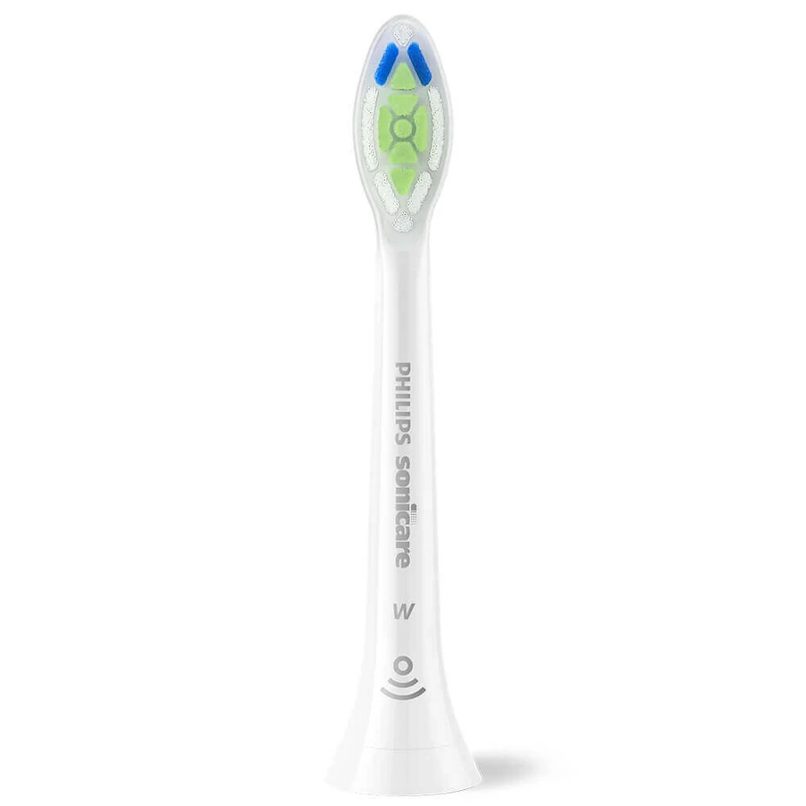 Philips, змінні насадки для звукової зубної щітки Sonicare W2 Optimal White, білі, 4 шт.: ціни та характеристики
