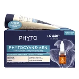 Набір Phyto Phytocyane-Men, лікування випадіння волосся у чоловіків, прогресивні ампули, 12 х 3,5 мл + шампунь, 100 мл РОЗБИТА УПАКОВКА