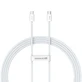 Кабель Baseus Superior Series ll USB-C - USB-C 30W 480Mbps 2m - белый