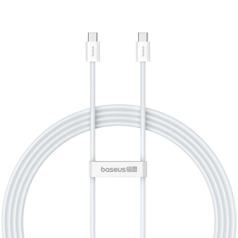 Кабель Baseus Superior Series ll USB-C - USB-C 30W 480Mbps 2m - белый: цены и характеристики