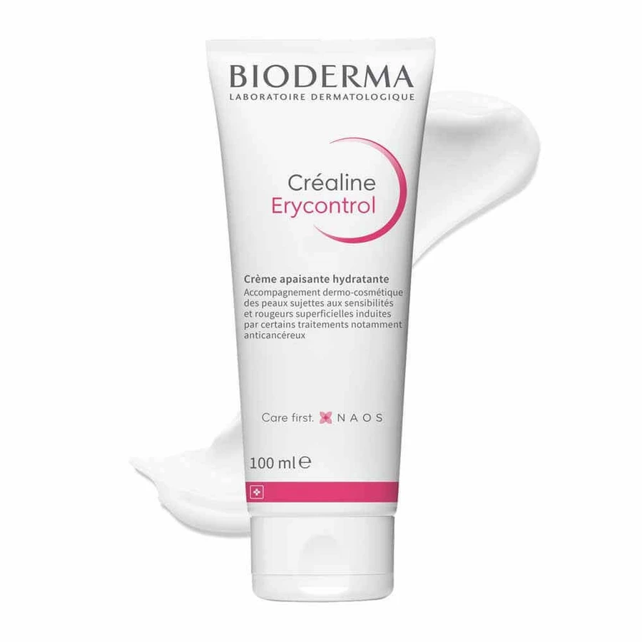 Заспокійливий крем для обличчя BioDerma Crealine Erycontrol для ослабленої шкіри 100 мл: ціни та характеристики