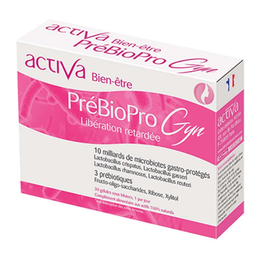 Activa Prebiopro Gyn Libération retardée 30 капсул: цены и характеристики
