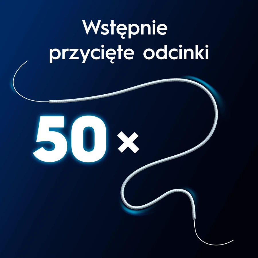Oral-B Super Floss, зубная нить для чистки ортодонтических аппаратов и мостов, 50 штук: цены и характеристики
