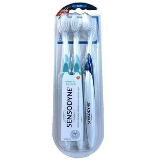 SENSODYNE Gentle Care Soft - Triopack 1×3 шт, зубная щетка