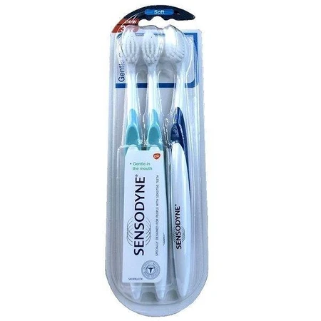 SENSODYNE Gentle Care Soft - Triopack 1×3 шт, зубная щетка: цены и характеристики