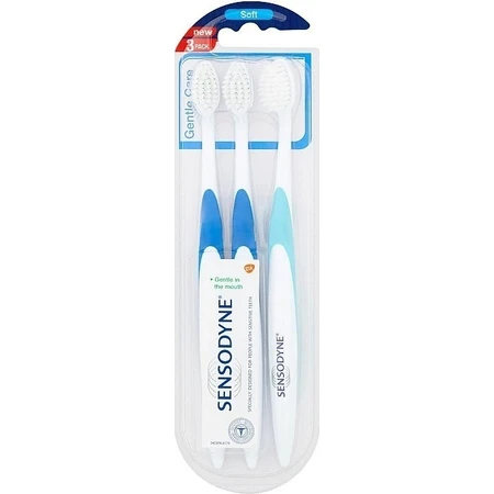 SENSODYNE Gentle Care Soft - Triopack 1×3 шт, зубная щетка: цены и характеристики