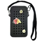 Силіконовий чохол на блискавці з брелоками для телефону Crossbody, чорний, Acvila