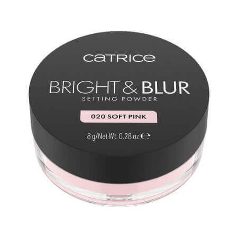 Пудра рассыпчатая, 020 Soft Pink, Bright & Blur Setting Powder, 9 г, Catrice: цены и характеристики