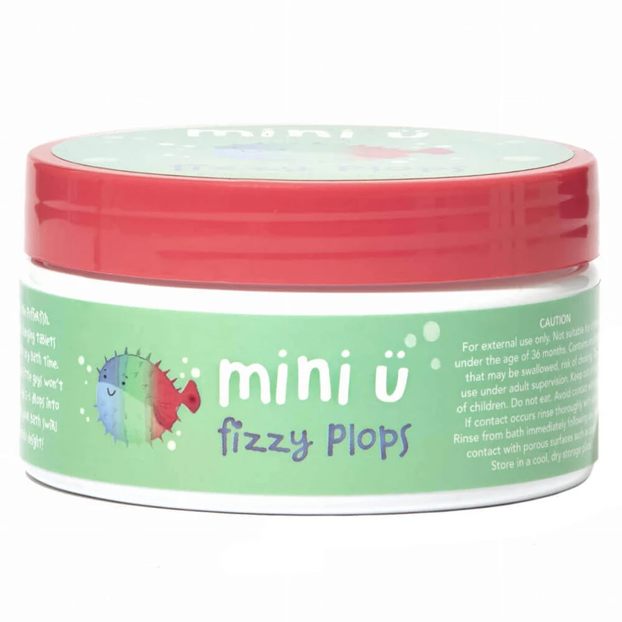 Mini U Шипучі пігулки, кольорові таблетки для купання для дітей, 40 х 3 г: ціни та характеристики