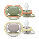 Avent Ultra Air Ортодонтическая пустышка 6-18 месяцев Чувствительная кожа x2