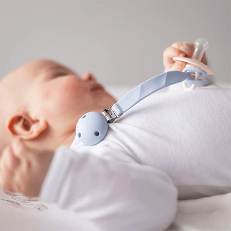 BabyOno, силиконовая бирка для пустышки, голубая: цены и характеристики