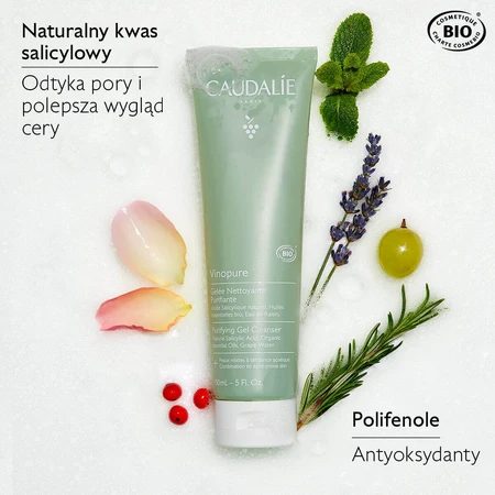 Caudalie Vinopure, гель для ухода за кожей лица, 150 мл: цены и характеристики