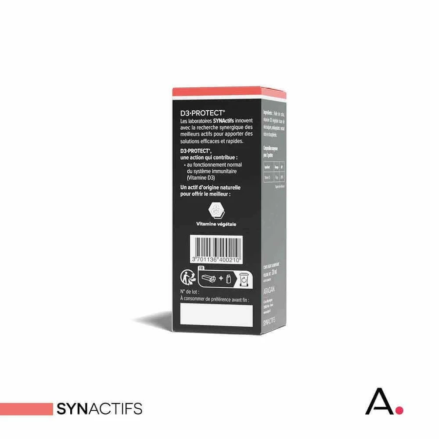 Aragan Synactifs D3 Protect витамин D3 растительного происхождения 20 мл: цены и характеристики