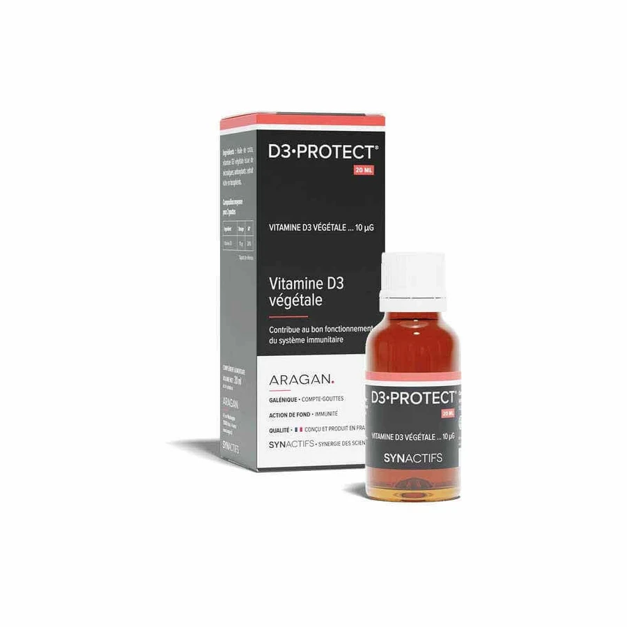 Aragan Synactifs D3 Protect витамин D3 растительного происхождения 20 мл: цены и характеристики