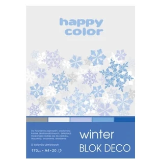 Блок Deco Winter/Cristal A4, 20 листов