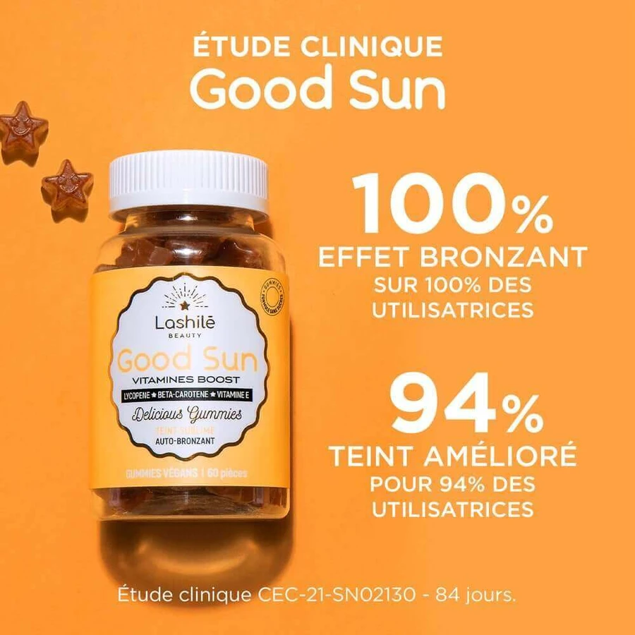 Lashilé Beauty Vitamines Boost Good Sun 60 жевательных конфет: цены и характеристики
