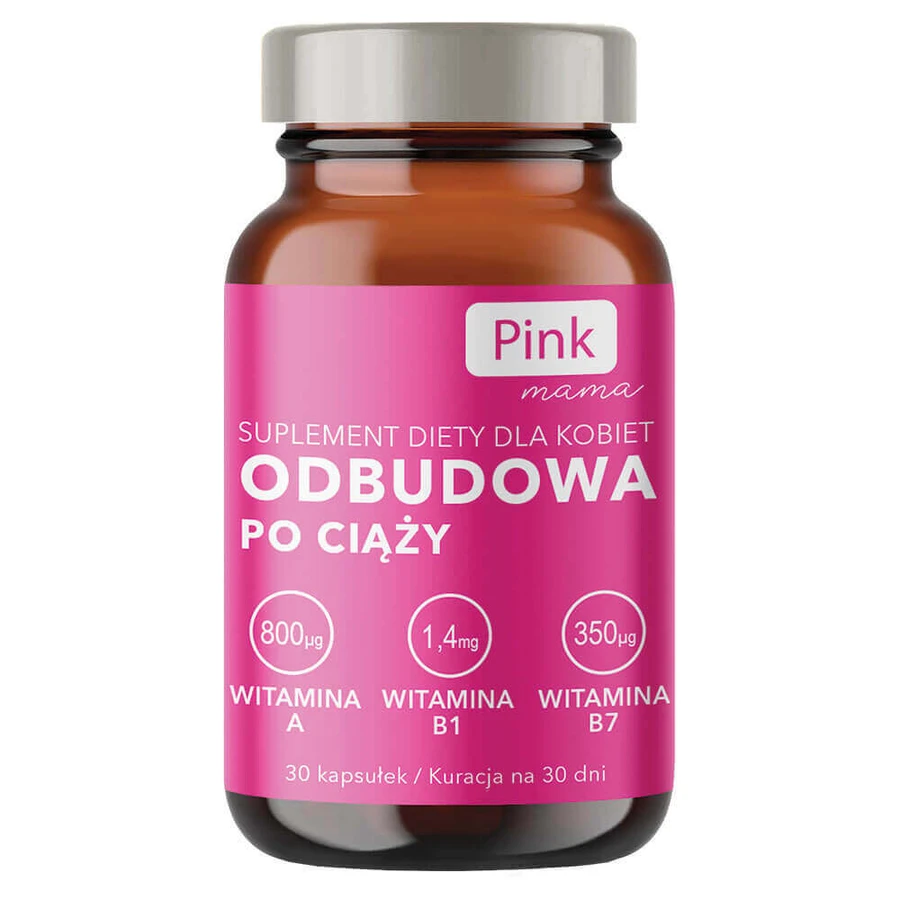 Pink Mama Відновлення після вагітності, 30 капсул: ціни та характеристики