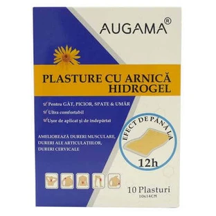 Пластирі Augama з арнікою та гідрогелем, 10х14 см, 10 штук, Henan Kangdi Medical
