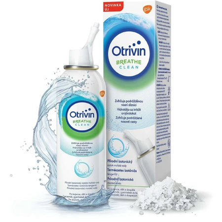 Ізотонічна морська вода Otrivin Breathe Clean для очищення носа 100 мл: ціни та характеристики