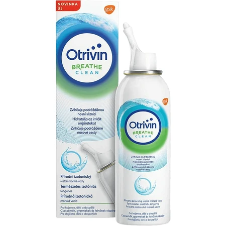 Ізотонічна морська вода Otrivin Breathe Clean для очищення носа 100 мл: ціни та характеристики