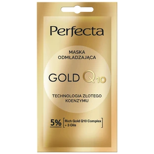 Perfecta Gold Q10, омолаживающая маска, 8 мл
