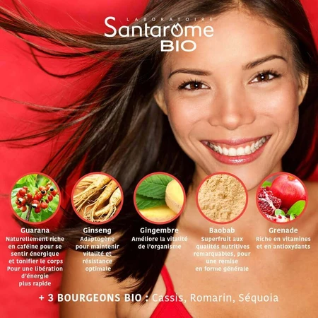 Santarome Energia Boost Bio Coup d'énergie immédiat 20 флаконів: ціни та характеристики
