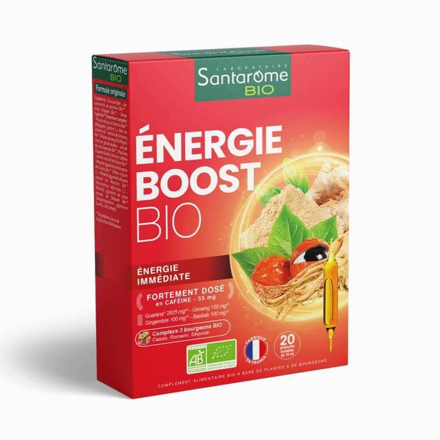 Santarome Energia Boost Bio Coup d'énergie immédiat 20 флаконів: ціни та характеристики