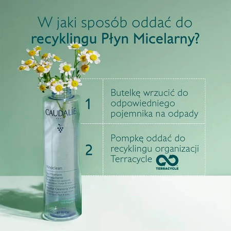 Caudalie Vinoclean, міцелярна рідина для зняття макіяжу, 400 мл: ціни та характеристики