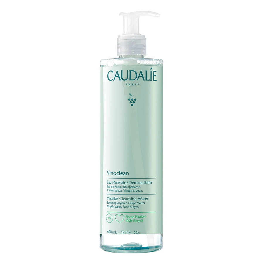 Caudalie Vinoclean, міцелярна рідина для зняття макіяжу, 400 мл: ціни та характеристики