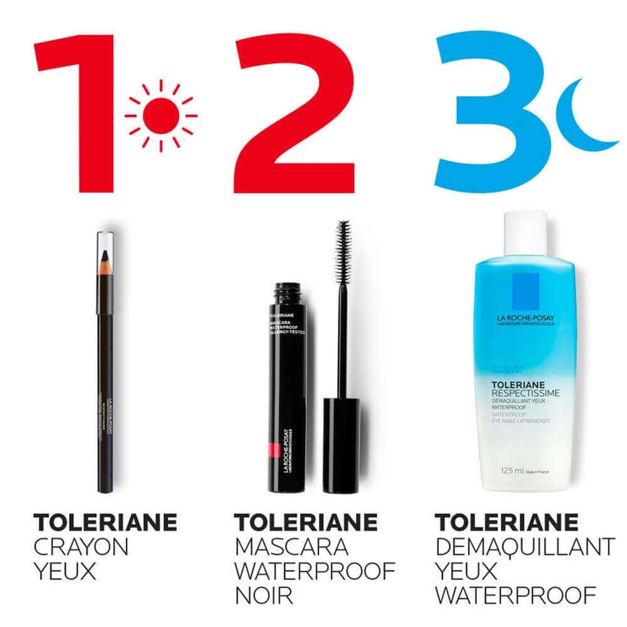La Roche-Posay Respectissime Водостойкое средство для снятия макияжа с глаз 2х125 мл: цены и характеристики