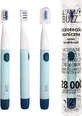 Зубна щітка Vitammy Buzz Sonic з 28 000 мікрорухів, 2 програмами очищення, темно-синя 1×1 шт, електрична зубна щітка