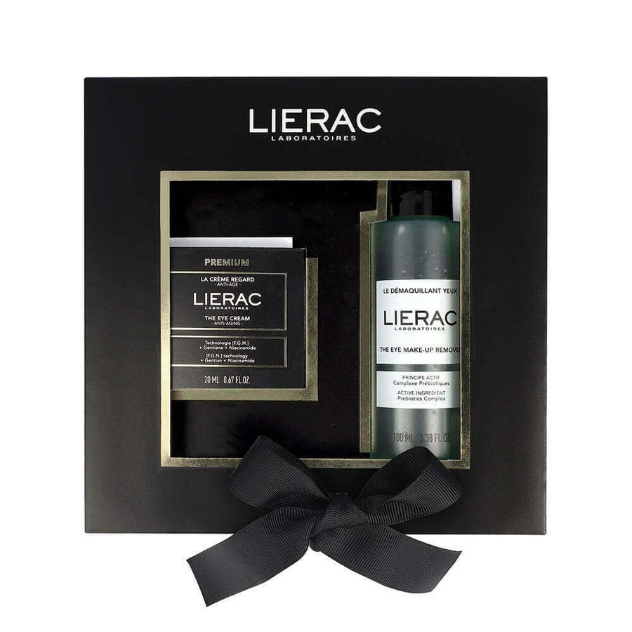 Lierac Premium Coffret Anti-Age Crème Regard 20ml + Démaquillant Yeux 100ml: цены и характеристики