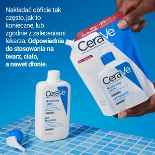 CeraVe, зволожуюча емульсія для сухої та дуже сухої шкіри, резерв, 473 мл