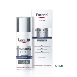 Eucerin Hyaluron-Filler Extra Riche Нічний догляд з насиченою текстурою 50 мл