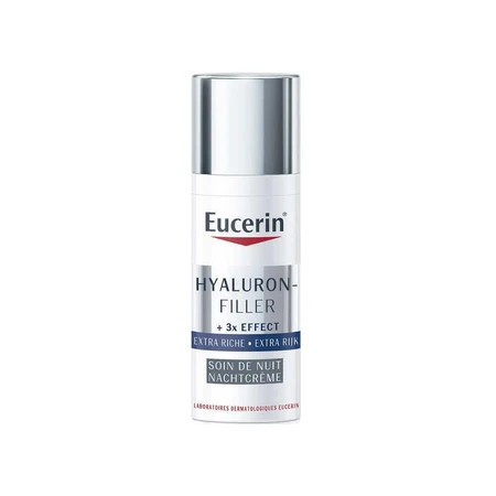 Eucerin Hyaluron-Filler Extra Riche Нічний догляд з насиченою текстурою 50 мл: ціни та характеристики