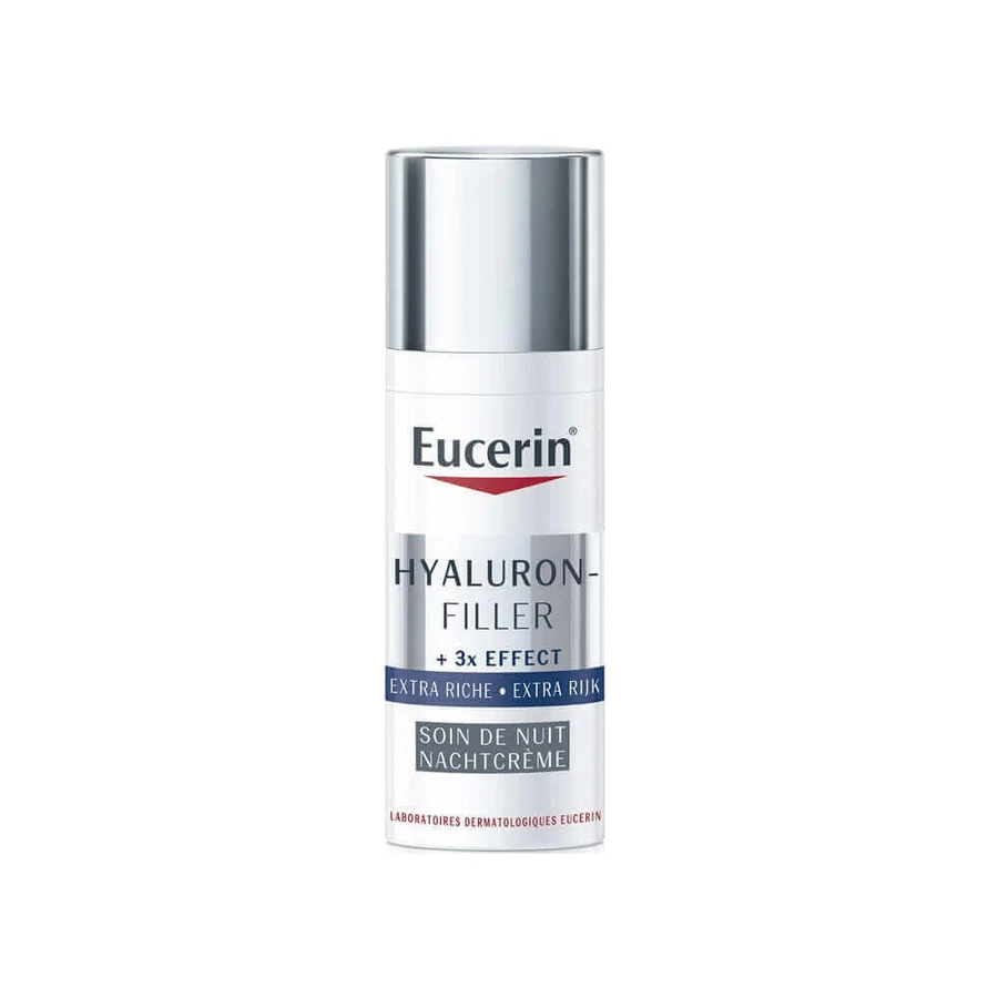 Eucerin Hyaluron-Filler Extra Riche Нічний догляд з насиченою текстурою 50 мл: ціни та характеристики