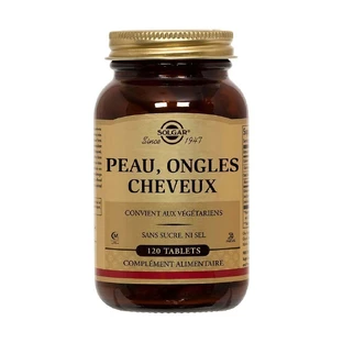 Solgar Peau, Ongles Et Cheveux Beauté 120 Comprimés
