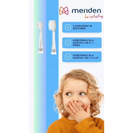 Meriden Kiddy, звуковая зубная щетка для детей, голубая, 0-4 года, 1 шт.: цены и характеристики