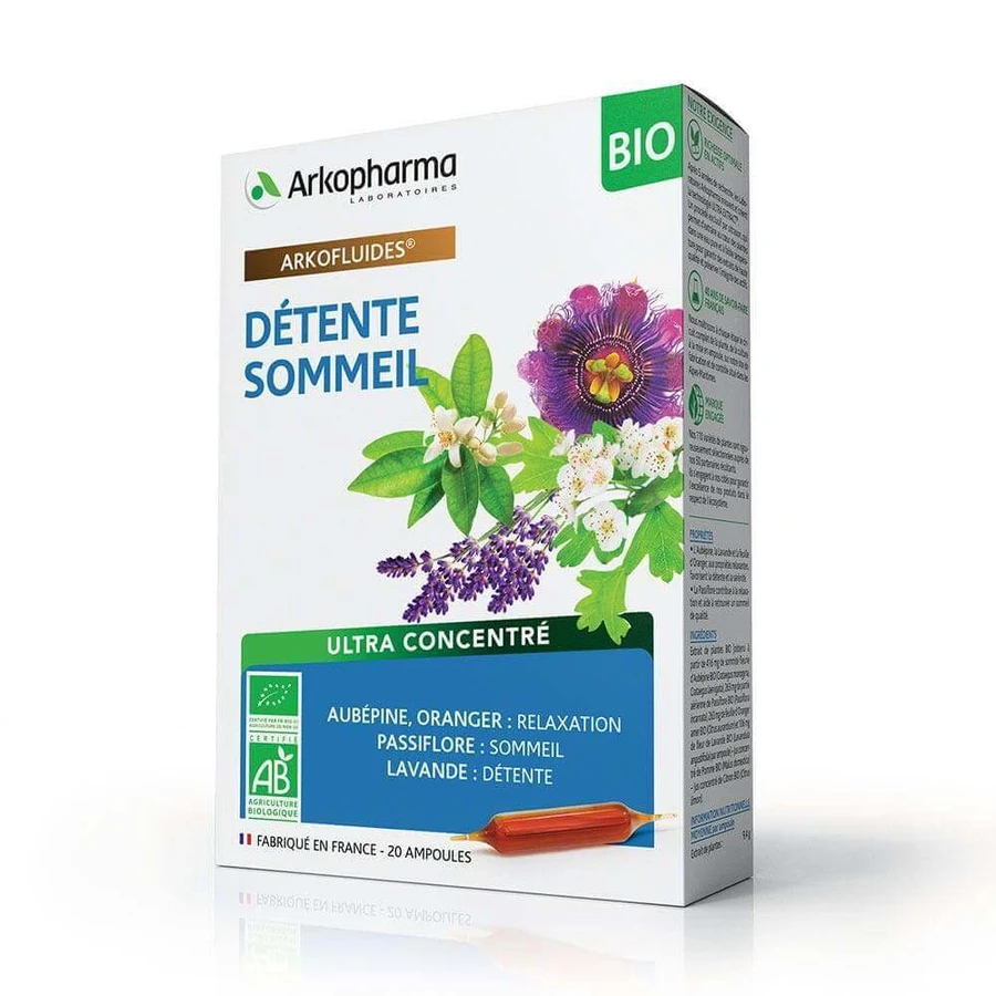 Arkopharma Arkofluids Organic Sleep 20 флаконов: цены и характеристики