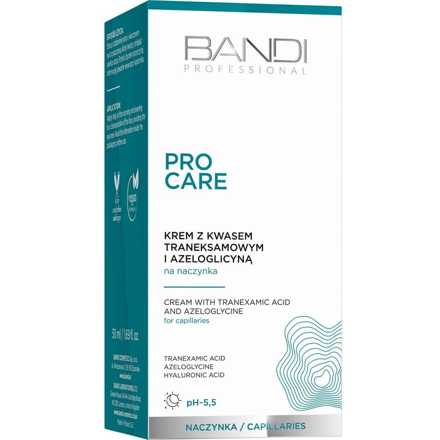 Bandi PRO Care, крем з транексамовою кислотою та азелогліцином, 50 мл: ціни та характеристики