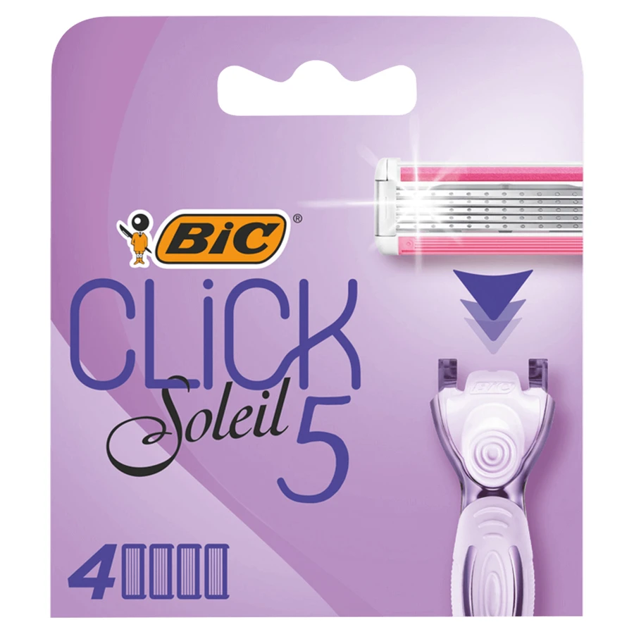 BIC Click 5 Soleil, змінні картриджі, 4 штуки: ціни та характеристики