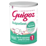 Guigoz Guigozgest GuigozGest 1 Молочная сухая загущенная смесь 0-6 месяцев Dès La Naissance Jusqu'à 6 Mois 800 гр.: цены и характеристики